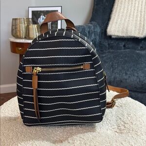 Fossil Megan Backpack striped